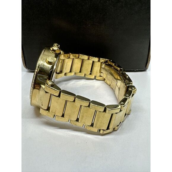 Michael Kors Parker MK5354 Women\'s Gold Stainless Steel Analog Dial Watch JNA212 main image 8